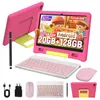 JENBIZZ Tablette pour enfants, écran 10,1 pouces, 128 Go de Voir les images du produit 1