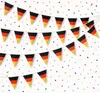 XXL Deutschland Wimpelkette 25 Meter – Schwarz Rot Gold Produktbild-Vorschau 1