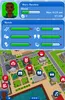 A screenshot from the video game The Sims 3, showing the game interface and a map of the game world. Produktbild-Vorschau