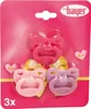 Bayer Design 79104AA Schnuller-Set 3-farbig für Puppen, Produktbild-Vorschau 2