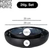 Moritz & Moritz VIDA blau Schale 2 tlg. Produktbild-Vorschau 2