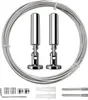 A set of wire hanging hardware, including a coiled steel cable, two adjustable hangers, and various mounting accessories, displayed against a white background. Produktbild-Vorschau