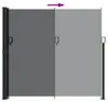 vidaXL Bočná výsuvná markíza čierna 180x300 cm Náhľad obrázku produktu 5