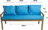 Cuscini per panchina da giardino Blu| Seduta 160x50x7 + Anteprima dell’immagine prodotto 3