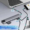 8 in 1 Typ-C Hub zu USB 3.0 USB-C HDMI LAN RJ45 SD TF Produktbild-Vorschau 7