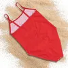 Hello Kitty Mädchen Badeanzug, roter Badeanzug, einteilig Produktbild-Vorschau 4