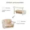 Zonovi Kinderschreibtisch 3-in-1 – Kindertisch mit Stühlen Produktbild-Vorschau 5