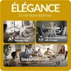 AlpiMeble Table a Manger Extensible - Table Ronde Voir les images du produit 5