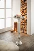 Dekosäule Silber Metall 78cm Antik Look – Kerzenständer Produktbild-Vorschau 2