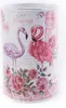 Kinder Spardose Flamingo Metall Sparbüchse Bunt 12,5cm Produktbild-Vorschau 1