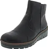 A black ankle boot with a thick sole, shown from the side against a white background. Náhľad obrázku produktu
