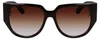 Salvatore Ferragamo Ovale Damen-Sonnenbrille aus Acetat Produktbild-Vorschau 2