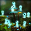 Prinzessin Mononoke Kodama Figuren, 10er Set, leuchtendes Produktbild-Vorschau 1