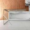 Duschspa 120x140cm 2-teilig Faltwand Badewannenaufsatz 6mm Produktbild-Vorschau 4
