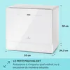 Klarstein Mini Lave Vaisselle de 5 Couvert, Lave-vaisselles Voir les images du produit 5
