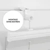 Plissee Estika ohne Bohren – 90 cm x 230 cm – Hellgrau – Produktbild-Vorschau 2