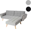 Schlafsofa HWC-K18 mit Ottomane, Couch Sofa Gästebett, Produktbild-Vorschau 8
