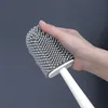 WC Bürste,2 in 1Silikon Klobürste mit Behälter Montage,t Produktbild-Vorschau 4
