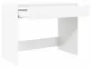 vidaXL Scrivania con cassetti bianchi 100 x 50 x 78 cm Anteprima dell’immagine prodotto 5
