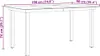 vidaXL Gartentisch Schwarz 190x90x74 cm Aluminium und Glas Produktbild-Vorschau 7