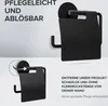 ovimar Toilettenpapierhalter Heroya mit Deckel ohne Bohren Produktbild-Vorschau 4