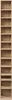 An empty, tall, narrow bookshelf with multiple shelves. Náhľad obrázku produktu