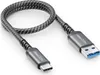 deleyCON 0,30m USB-A auf USB-C Kabel Kurz USB 3.0 5Gbps Produktbild-Vorschau 1