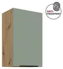 Küchen Hängeschrank 45 cm ARIA Aquamarin ultra matt + Eiche Produktbild-Vorschau 1