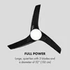 Klarstein Figo ventilátor a stropní svítidlo 2v1, 132 cm, Náhled obrázku produktu 6