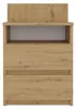 Topeshop M1 ARTISAN, Nachtständer, Eiche, 2 Schublade(n), Produktbild-Vorschau 8