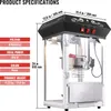VEVOR Popcornmaschine Popcornautomat Popcorn-Maker, 850 W Produktbild-Vorschau 7