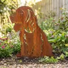 Edelrost Cocker Spaniel - Rost Deko Hund Rostfigur Produktbild-Vorschau 2