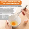 KRUMAD Schneebesen Set 3-teilig, Edelstahl Rührbesen, Hand Produktbild-Vorschau 4
