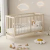 Merax Babybett Kinderbett 60x120cm, Höhenverstellbar Produktbild-Vorschau 3