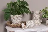 Clayre & Eef Blumentopf Ø 17x16 cm Rosa Beige Keramik Produktbild-Vorschau 3