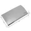A product shot of a metal paper towel holder with dimensions indicated. Produktbild-Vorschau