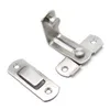 Two stainless steel door latches on a white background. Produktbild-Vorschau