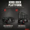 ONBEST Gitter Transportwagen | bis 550 kg | belastbar | Produktbild-Vorschau 3