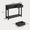 BEALIFE Consola para recibidor de 100x30x80 cm con 2 Vista previa de la imagen del producto 3
