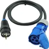 NWP Adapter CEE Kupplung 230V 16A auf Schuko Stecker - 1,5m Produktbild-Vorschau 1