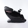 A black massage chair with rose gold accents is shown in a studio setting against a white background. Voir les images du produit