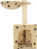 vidaXL Arbre à chat avec griffoirs en sisal 105 cm Beige Voir les images du produit 10