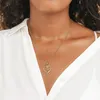 TINGN Heart Initial Necklace 14k Gold Zirconia Pendant A-Z Náhled obrázku produktu 4