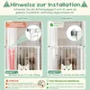 NAIZY Hausabsperrgitter Baby Haustier Katzenklappe Produktbild-Vorschau 8