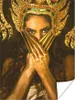 MuchoWow® Poster Frau - Gold - Krone 60x80 cm - Produktbild-Vorschau 1