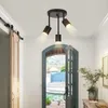 ZMH reflektor sufitowy czarny lampa sufitowa 3 płomienie Podgląd zdjęcia produktu 7