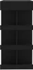 vidaXL Stolik barowy z półką czarny 100x50x101,5 cm Podgląd zdjęcia produktu 6