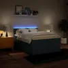 Boxspringbett mit Matratze Blau 140x200 cm Stoff Produktbild-Vorschau 5