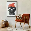Posterpapier Poster - Crazy Sloth 29.7x42 cm Für Kinder Produktbild-Vorschau 2