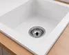 [Granitspüle 76x44 Weiß ] Hochwertig beidseitig Montierbar Produktbild-Vorschau 5